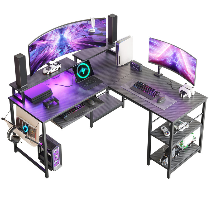 Trent Austin Design® Orndorff L Shaped Corner Desk or 2 Person Long